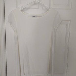 White Short-sleeved Blouse